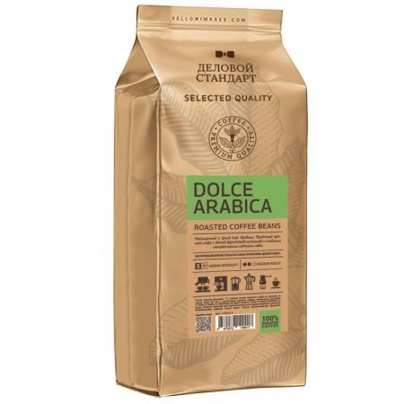 Кофе в зернах Деловой Стандарт Dolce Arabica 100% арабика 1 кг