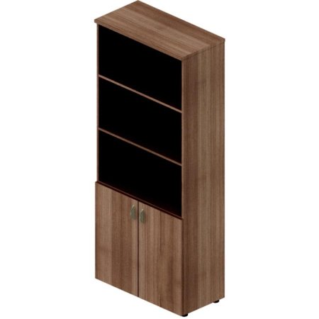 Шкаф для документов Агат АО-23.0 полузакрытый (орех палдао, 800x400x1910  мм)