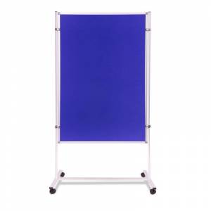 Доска текстильная Attache BMD-E115 100x150 см цвет покрытия синий алюминиевая рама