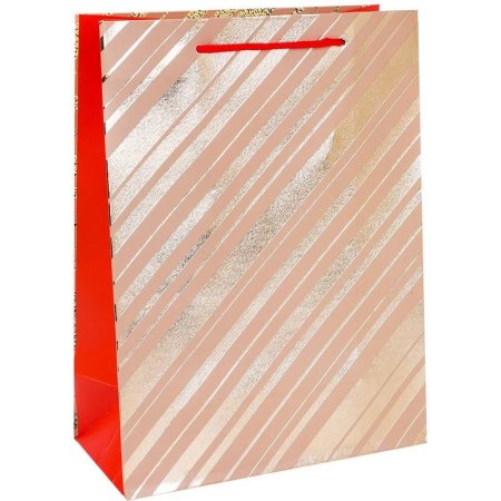Пакет подарочный ламинированный Красное сияние (24х18х8.5 см)