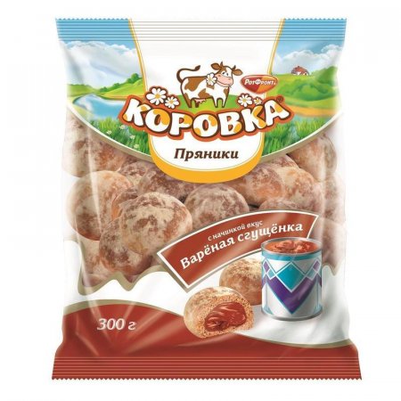 Пряники Рот Фронт Коровка со вкусом вареной сгущенки 300 г