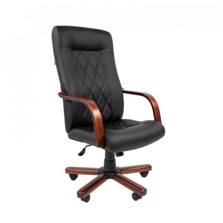 Кресло для руководителя Easy Chair 430 TPU черное (экокожа, металл)