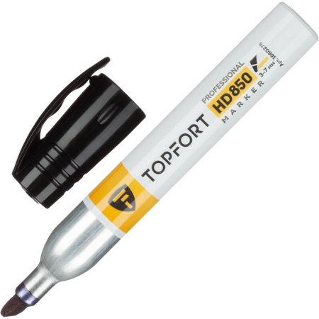 Маркер промышленный TOPFORT HD 850 для агрессивной среды черный (3-7 мм)