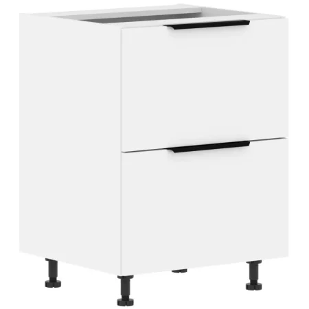 Шкаф напольный с ящиками Ibiza (белая эмаль/белый, 600х560х820 мм)