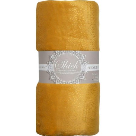 Плед Texrepublic Shick фланель 200x220 см желтый