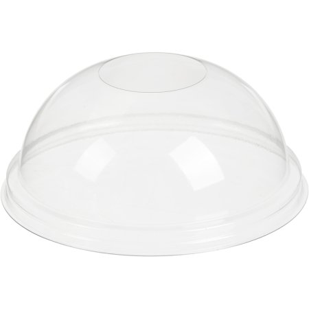 Крышка для стакана Стиролпласт 95 мм пластиковая прозрачная купольная  1000 штук в упаковке