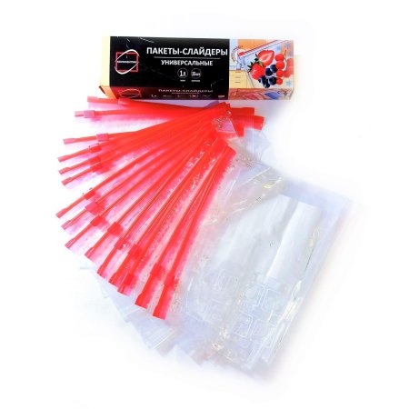 Пакет с замком zip-lock ПВД 18x22 см 40 мкм (15 штук в упаковке)