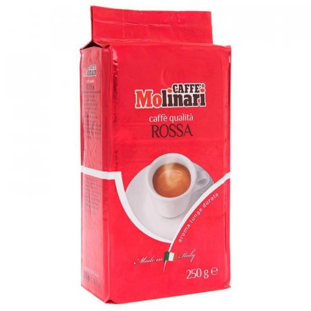 Кофе молотый Caffe Molinari Rossa 250 г (вакуумный пакет)
