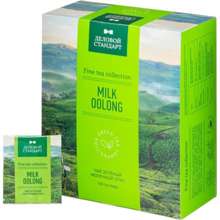 Чай Деловой Стандарт Milk oolong зеленый 100 пакетиков