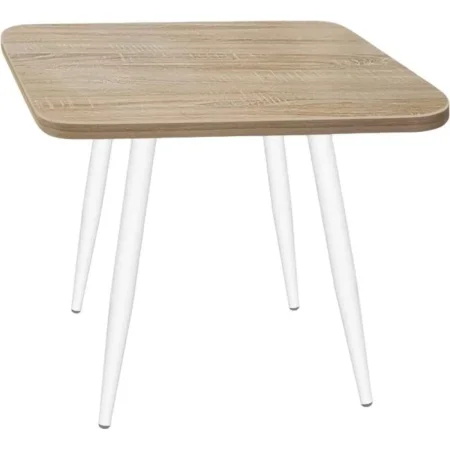 Стол обеденный Sheffilton SHT-TU14 (белый муар/дуб сонома, 600х600х745  мм)