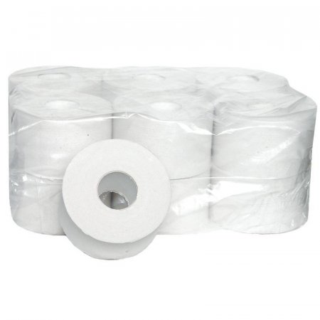 Туалетная бумага в рулонах Style 1-слойная 12 рулонов по 200 метров