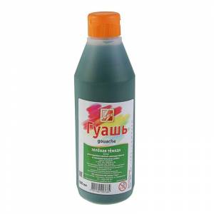 Гуашь Луч зеленая темная 500 мл