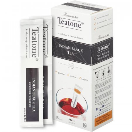 Чай Teatone Black tea черный 15 стиков