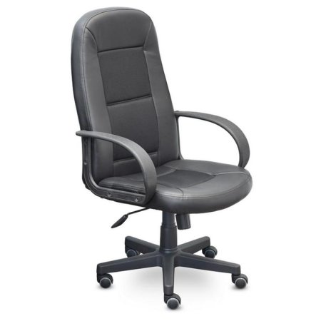 Кресло для руководителя Идра черное (искусственная кожа/ткань, пластик)