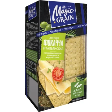 Хлебцы Magic Grain Фокачча Итальянская с розмарином 160 г