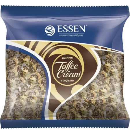 Конфеты глазированные Essen Toffee Cream с кремовой начинкой 500 г