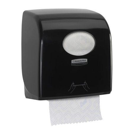 Диспенсер для рулонных полотенец KIMBERLY-CLARK Aquarius Slimroll  пластиковый черный  (код производителя 7956)