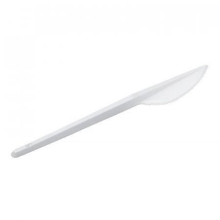 Нож одноразовый Комус Стандарт белый 165 мм 100 штук в упаковке
