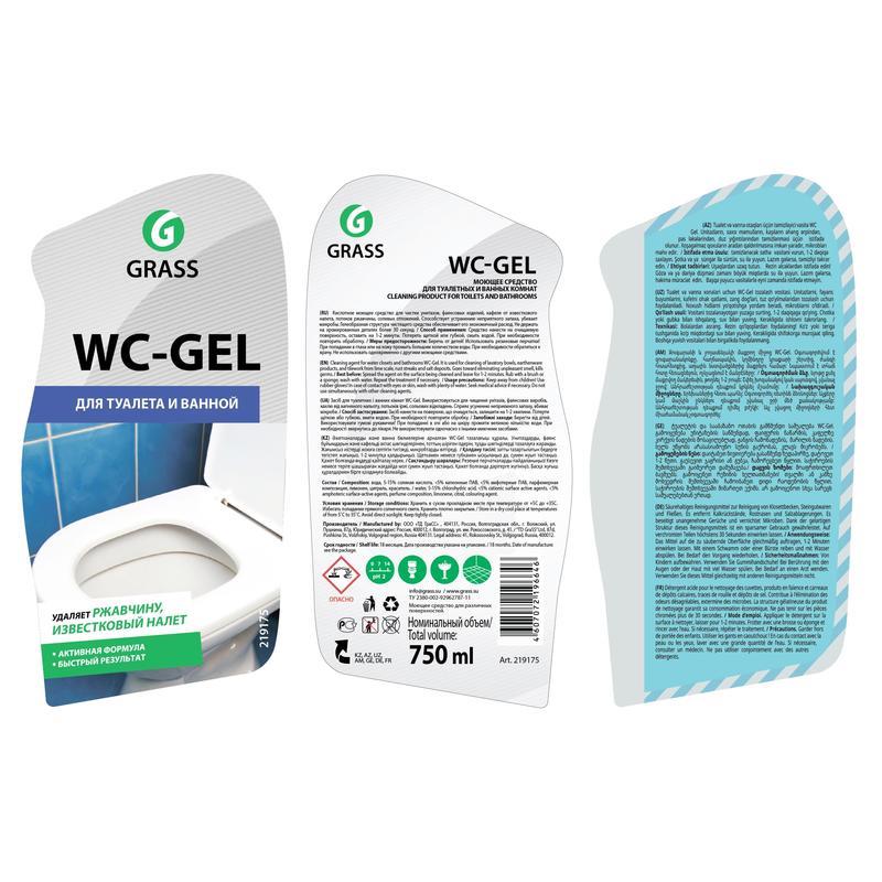 Средство для сантехники gel wc. Средство для чистки сантехники WC-Gel, 750 мл, grass. Средство для чистки сантехники grass WC-Gel 0.75 л. WC гель 750 Грасс. Средство для чистки сантехники WC- Gel 750мл.