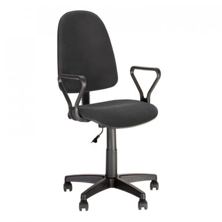 Кресло офисное Prestige GTP J черное (ткань, пластик)