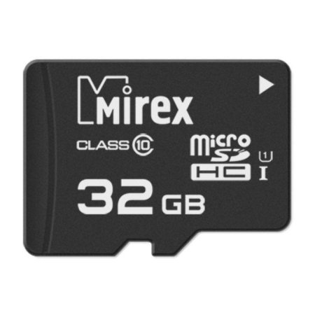 Карта памяти 32 ГБ microSDHC Mirex 13612-MCSUHS32 Class 10 UHS-I U1