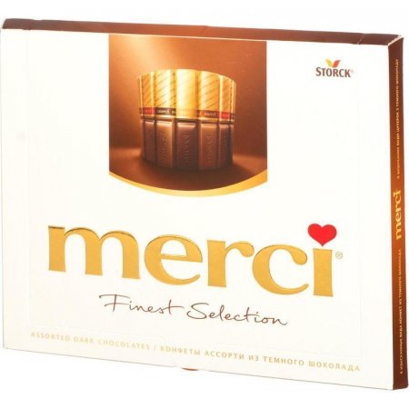 Шоколадные конфеты Merci ассорти темный шоколад 250 г Шоколадные конфеты Merci ассорти темный шоколад 250 г