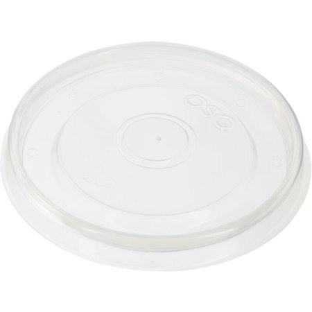 Крышка пластиковая OSQgroup Round Bowl прозрачная диаметр 100 мм (450  штук в упаковке)