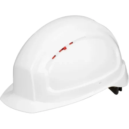 Каска защитная для работ на высоте TOPFORT Универсал 301 белая с  храповым механизмом