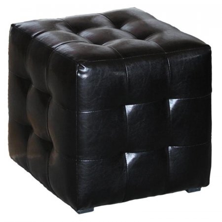 Пуф Лотос черный глянцевый (искусственная кожа) Пуф Лотос черный глянцевый (искусственная кожа)