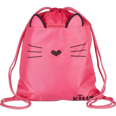 Мешок для обуви №1 School Kitty розовый