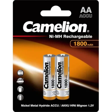 Аккумулятор AA 1800 мАч Camelion 2 штуки в упаковке Ni-Mh (3001)