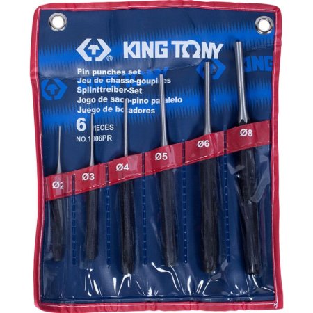 Набор выколоток, 6 предметов KING TONY 33108-MR (1006PR)