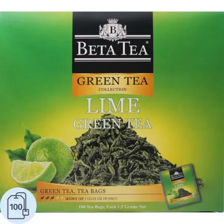 Чай зелёный Beta Tea 100 пакетиков (лайм)