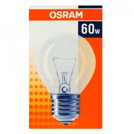 Лампа накаливания Osram 60 Вт Е27 шарообразная прозрачная 2700 К теплый белый свет