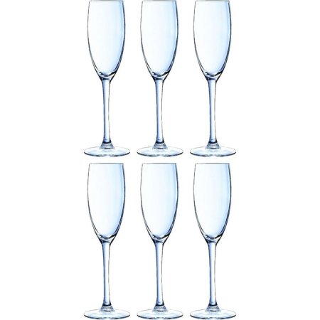 Набор бокалов (флюте) для шампанского Chef&Sommelier Каберне 240  мл (6 штук в упаковке)