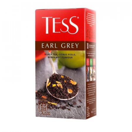 Чай Tess Earl Grey черный 25 пакетиков