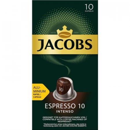 Кофе в капсулах Jacobs Espresso 10 Intenso (10 штук в упаковке)