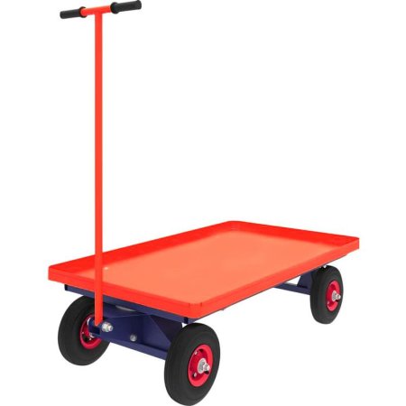 Тележка платформенная Rusklad ТПО 5 с поворотной осью (до 450 кг,  700х1200 мм) Тележка платформенная Rusklad ТПО 5 с поворотной осью (до 450 кг,  700х1200 мм)