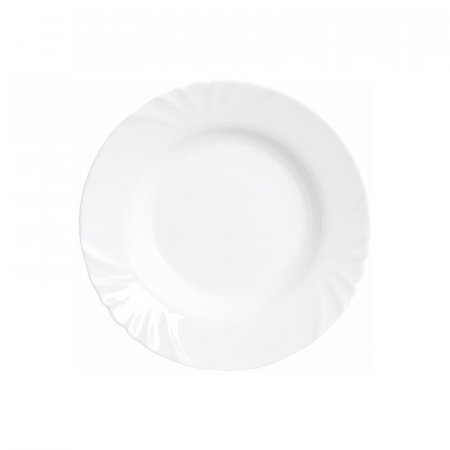 Тарелка суповая стекло Luminarc Кадикс 230 мм белая (артикул производителя J6691)