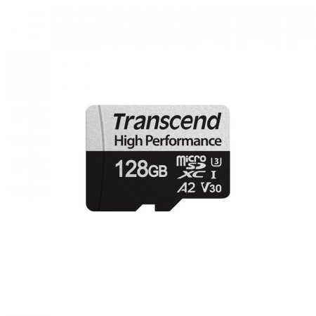 Карта памяти 128 ГБ microSDXC Transcend 330S TS128GUSD330S UHS-I U3 A2 V30
