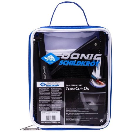 Сетка для настольного тенниса Donic Schildkrot Team Clip On с креплением  клипса