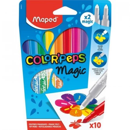 Фломастеры Maped Color'peps Magic меняющие свой цвет 8 цветов