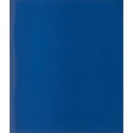 Тетрадь общая А5 96 листов в клетку на скрепке (обложка синяя)