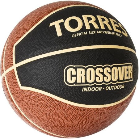 Мяч баскетбольный Torres Crossover №7 разноцветный