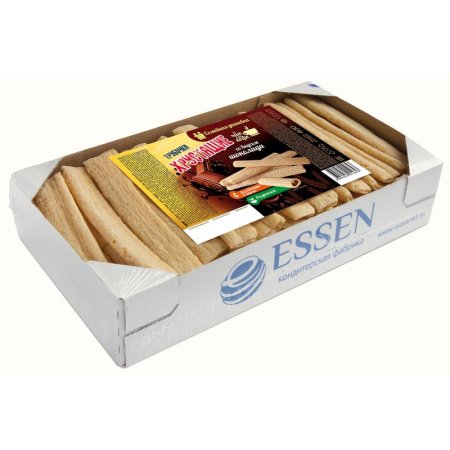 Вафельные трубочки Essen хрустящие со вкусом шоколада 400 г