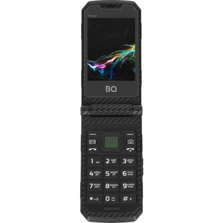 Мобильный телефон BQ 2822 Dragon черный/зеленый