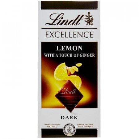 Шоколад Lindt Excellence темный с лимоном и имбирем 100 г