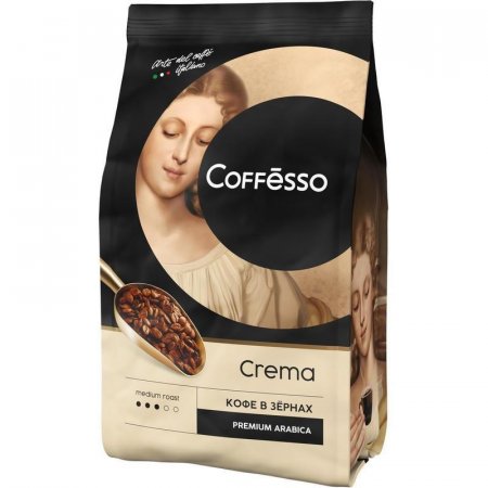 Кофе в зернах Coffesso Crema 1 кг