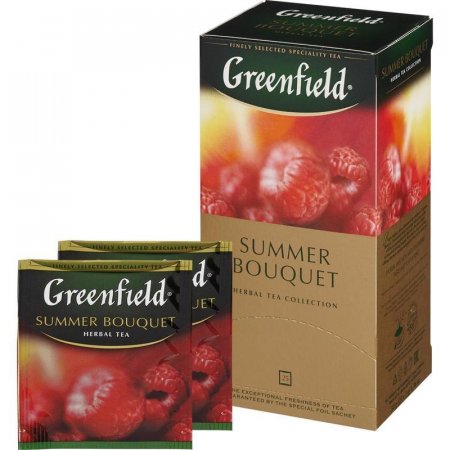 Чай Greenfield Summer Bouquet черный фруктово-ягодный 25 пакетиков