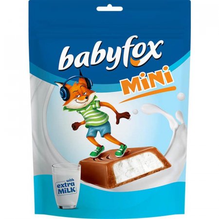 Конфеты шоколадные Babyfox c молочной начинкой 120 г